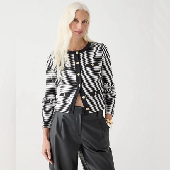 NWT J. Crew Vintage Style Cardigan Top - Picture 4 of 5